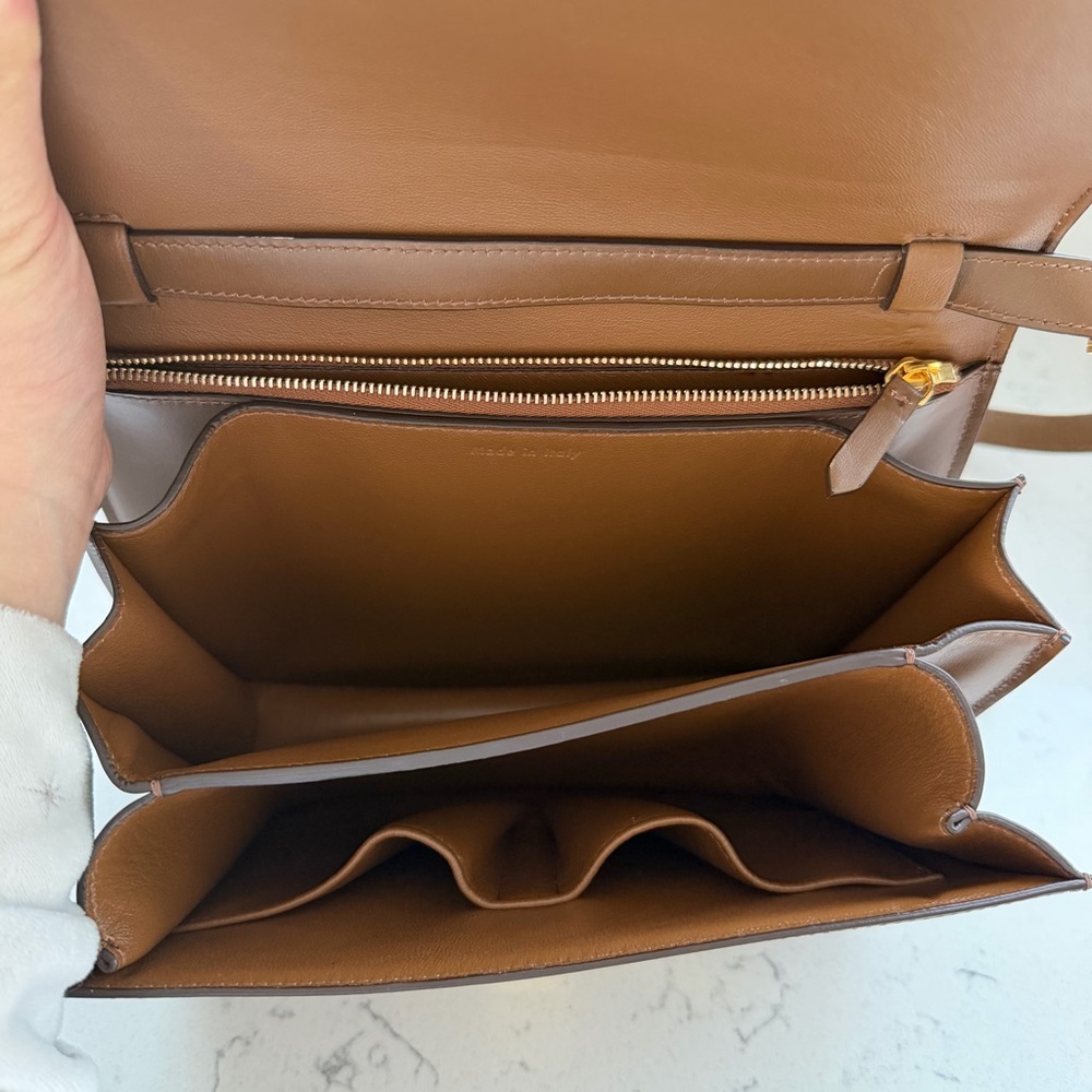 Celine Brown Box Calf Box Bag with Gold Hardware - Picture 2 of 12